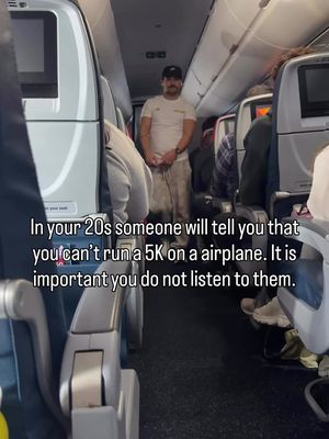 Running a 5K on the plane