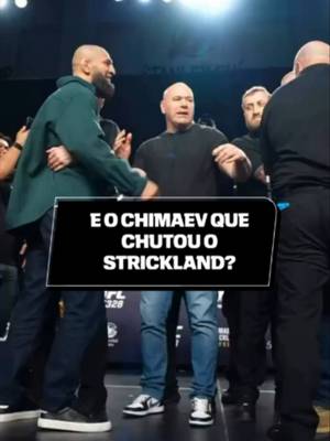 A ENCARADA ENTRE CHIMAEV E STRICKLAND PEGOU FOGO! 🔥 Rivais no evento principal do UFC 328, Khamzat Chimaev e Sean Strickland protagonizaram uma encara MUITO QUENTE, com direito à chute! Nas últimas semanas, os lutadores não pouparam xingamentos e críticas. QUEM LEVA? 📹 via espnmma #ESPNKnockOut #tiktokesportes