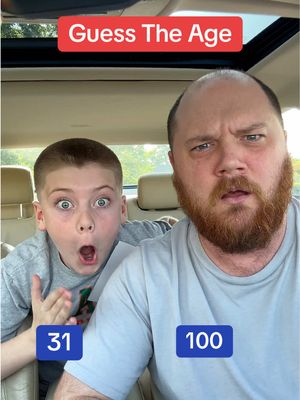 Guess the age! 👀😂 #fypシ #guesstheage #fatherandson 