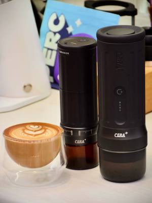 Cera+, the actual espresso, anywhere ☕️🏞️ High quality, high performance, affordability, and passion, all together to create the expert-level portable espresso setup that will elevate your coffee journey. Starting with the espresso machine, what I personally highlight from the Ceramax: - App control: flow, preinfusion and temperature, this amazes me. - Actual espresso with best crema (for latte art at home), featuring a 58 mm bottomless portafilter. Extremely easy to clean. - Large battery for ~7 extractions using cold water (quite many more using hot water). You will also be able to serve coffee for many guests without recharging using hot water. - The storage/travelling case (beautiful), which makes the portable experience truly portable, fitting the Ceragrinder and many accessories as well. - Workflow time-efficient accessories like dosing funnel, heavy tamper, WDT stick, and blower to push the puck out. Continuing with the grinder, the Ceramite, I highlight: - 20 micron grind step size, enough for dialing in of any roast level for espresso. - External grind size adjustment. Side notes from my tests: - Better use dark roasts since you will need a very fine grind size with a non-pressurized 58 mm basket. - My grinder came with a different calibrated burr separation distance and I could not grind fine enough for light nor medium roasts. - Other users confirmed to me the correct grinding for light and any other roast. - I made an easy modification (my engineer side and curiosity worked together) to fix the central axis and I can now grind from dark to light roasts 😎 - Downside: it takes ~2.5 min grinding 18g. Solution: just wait and enjoy the views of nature. Would I recomendar this setup? Absolutely, tasty espresso, enjoyment, and even affordable. That’s why I am confident to let you know my code COFFEEMENEZ30 for a 30% discount (link in Instagram bio), honestly, you’ll have lots of fun 👌🏼 Huge thanks to @Ceraplus for gifting these. No deal was set here, I simply, freely and unconditionally decided to show you all how amazing this coffee setup is because it really does wonders! 😊 @maxims_espresso_official @kruveinc @Perc Coffee @normcore @Cocinare Direct @MHW-3BOMBER  #coffee #cafe #travel #adventure #fyp