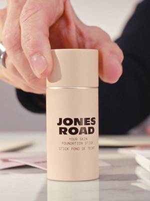It’s here. Meet Your Skin Foundation Stick. We built this one to fix every complaint about foundation sticks, the heaviness, the cakiness, the dry patchy finish that settles in all the wrong places. We kept pushing the formula until it felt like something you’d actually want to wear every day. Here’s what makes it different: The formula is medium-to-full buildable coverage that genuinely feels weightless.  Ceramides, squalane, and shea butter for it to glide on, blends in seconds, and keeps your skin hydrated all day. The finish is smooth and natural. Never cakey, never heavy. Your features aren’t hidden, just more even, more comfortable, more like your best skin. Available in 30 shades.  Available May 12 at jonesroadbeauty.com, all JRB stores, and Liberty London.