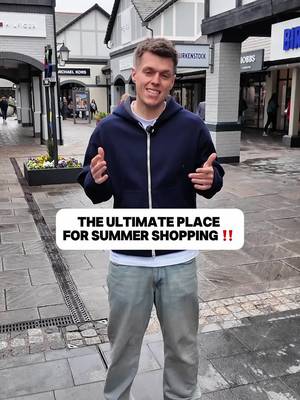 When outfits are needed; outlet shopping is the way to go! Shoutout @Cheshire Oaks for hooking me up for summer 🙏🏻 AD  #mensoutfitideas #mensfashiontips #shoppingdecoded #mcarthurglen 