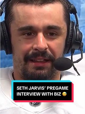 Biz’s favorite word is advantageous 👀 #NHL #StanleyCup #CarolinaHurricanes #SethJarvis #PaulBissonnette 