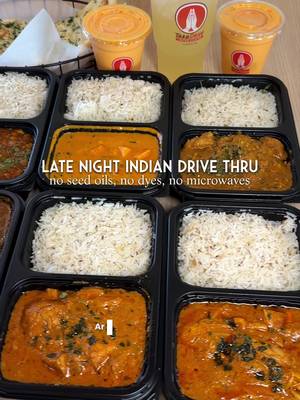 🇮🇳🚗  Tikka Drive is officially Arizona’s first late-night Indian drive-thru!  What makes them stand out is that they’re doing fast food completely differently (no seed oils, no artificial food dyes, no microwaves, and no freezers). Everything is made fresh using family recipes from Punjab, and you can actually watch the food being prepared in their open kitchen. The food also comes out surprisingly fast without tasting rushed or overly processed. I tried the chicken curry (DF), chana masala (DF), garlic naan, cucumber salad, Indian lemonade, and more, and the flavors tasted so fresh and homemade. I also love that they have options for everyone including dairy-free, vegan, vegetarian, gluten-free, and halal choices. Plus, every entree can be customized from mild all the way to authentic hot depending on your spice preference 🌶️And even though it’s a drive-thru concept, they still have indoor seating for around 50 guests if you want to dine in. They’re also open late until 10:30pm! Perfect for when you get those late night cravings.  Thank you to Rahul for having me in! Loved hearing his inspirational story and how passionate he is about Tikka Drive. Definitely add this spot to your list!  @tikkadrive   📍80 W Warner Rd, Chandler, AZ 85225 #indianfood #garlicnaan #drivethru 