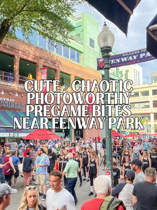 Planning a Fenway night soon? Here are some of my favorite cute, walkable pregame spots near Fenway Park that are actually worth the stop before a Boston Red Sox game ⚾️ 📍 Fool’s Errand  📍 Eventide Fenway  📍 Tasty Burger  📍 Sweet Cheeks Q  📍 Hojoko  📍 Shy Bird  📍 Audubon And once you’re inside, it’s all about Fenway Food of course!  Save this for your next Fenway pregame because wandering around hungry before first pitch is stressful and Jersey street is too crowded!!  #FenwayPark #BostonRestaurants #BostonFoodie