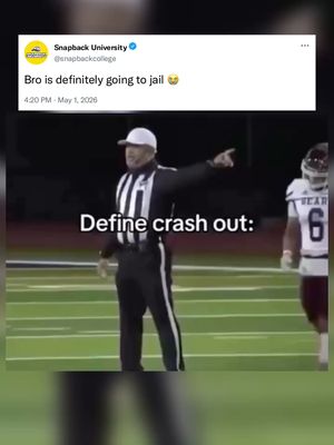 Bro is going to jail wtf 😭 #cfb #highschoolfootball #jail #funny #fyp