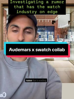 The rumors of the Audemars Piaget x swatch collabs that is sending the watch guys spiraling  #watches  