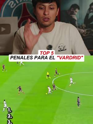 Top 5 Penales para el Vardrid #TikTokCampaign #Soccer 