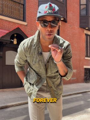 Enjoying pieces in my wardrobe that at over 10 years old! @ORIS watches via @The 1916 Company  Custom whipcord pants from Strong Suit Palm leaf pattern @Gap jacket  Slippers @Ralph Lauren  Jewelry by @LAGOS Jewelry & @David Yurman  Hat @Ampal Creative Sunglasses @sojosglasses  #menswear #mensstylepro #philly 