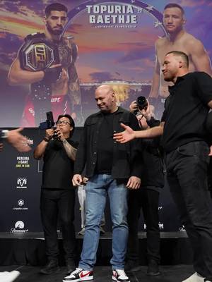 Duelo de campeões! 🏆 #IliaTopuria e #JustinGaethje lutam para unificar o cinturão do peso-leve no dia 14 de junho! 💪 [ #UFCWhiteHouse | Ao vivo SOMENTE no @ParamountPlusBR ]