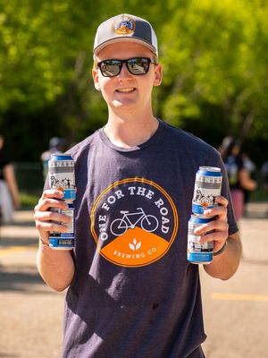 Fresh off the line 👀🍺 The 2026 Servus Calgary Marathon x One For The Road Brewing collab is officially in production. Coming soon to a finish line near you 🏁 #runcalgary #calgarymarathon #morethanrun #onefortheroad