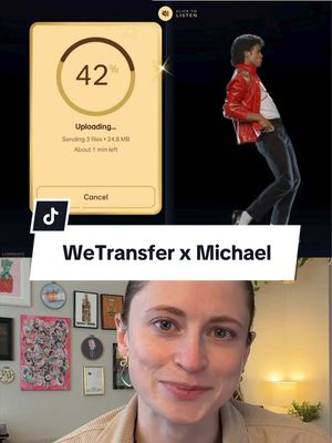 Care for some moonwalking with your file upload? I love this partnership between @WeTransfer and @Universal Pictures 👏 #advertising #marketing #moviepromo #adcampaigns 