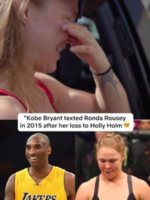 In 2015, after Ronda Rousey’s loss to Holly Holm, Kobe Bryant personally reached out to her, saying: “That’s what it’s about. It’s not about how you win. A true champion is about how you lose and come back from that.”   Ahead of her MMA comeback against Gina Carano, Ronda got emotional listening back to Kobe’s message 🥺   📺 Countdown: Rousey vs. Carano is now playing.   #RouseyCarano Saturday, May 16 9 PM ET | 6 PM PT LIVE only on Netflix  #rondarousey #mma #kobebryant