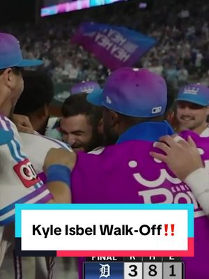 Heard you wanted another Izzy highlight. 😏 #kcroyals #walkoff #baseballhighlights #MLB 