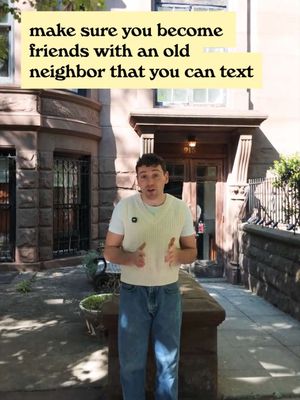 Become friends with your neighbors for friendship reasons as well, obviously. Head to link in our bio for more tips on 'How to Be a New Yorker,' where we cover the under-the-radar secrets to basic existence: eating, commuting, taking in a little culture, finding an apartment, and beyond. Presented by @Verizon 