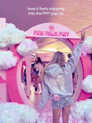 life is better in PPP !!! 🪽💕@allegra #pinkpalmpuffpopup 
