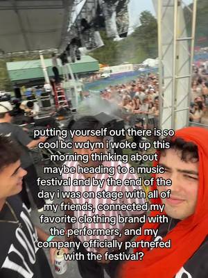 When you treat the entire world like your friend, you start to run out of strangers #chaseyourdreams #hopecore #putyourselfoutthere #edmfestival #musicfestival 