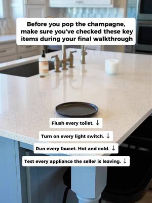 What you need to check during your final walkthrough ↓ This is your last chance to catch problems before the home officially becomes yours A leaking pipe, broken outlet, dead appliance, or HVAC issue might seem small now, but once closing papers are signed, the repair bill becomes your responsibility A smart buyer walks through like inspectors. Don’t just look at the house. Test everything in it #tiktoktexas #lubbock #realestate 