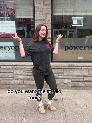 come for the tour, stay for the vibes ☺️🧘‍♀️ #poweryogacanada #housetour #yoga #studio #vibes 