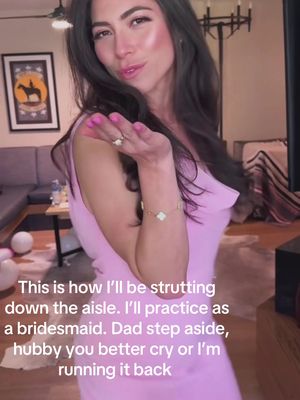 Practicing my wedding strut #fyp #bridesmaid #bridal #queen #wedding