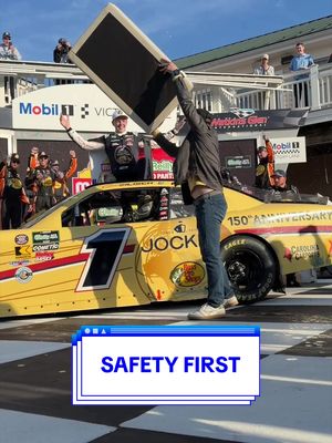 Not taking ANY chances #connorzilisch #nascar #racing #watkinsglen #jockey 