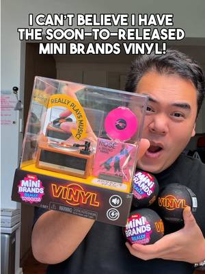 Thank you to @minibrands  for sending me this soon-to-be released #MiniBrandsVinyl  🎶📀 These miniature record player actually works & play music… and the mini record player spins too 🤯 Pre-orders have already opened in some countries, with a wider global release expected soon 👀 Who else is obsessed with these tiny vinyls already?  #MiniBrands #miniature #zuruminibrands #vinylrecords 