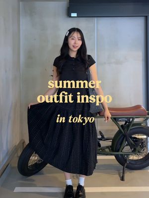 summer outfits in tokyooo ☀️ i’m scared of the heat oooff #japanese #japanesefashion #tokyofashion #outfitinspo #pr 