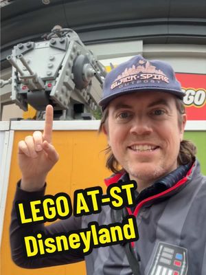 LEGO Star Wars AT- ST in downtown Disney! This is amazing 🤩 #starwars #starwarsfan #lego #disneyland @Star Wars #starwarstiktok 