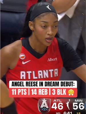 Angel Reese was cooking in her Atlanta Dream debut 👏 #WNBA #angelreese #basketball #womensbasketball 