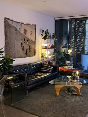 the goal is to lose all depth perception #cozy #apartmentdecor #ambientlight #lgbt #mlm 