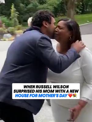 Her reaction is absolutely priceless 🥹 #russellwilson #mothersday #nfl via @dangerusswilson