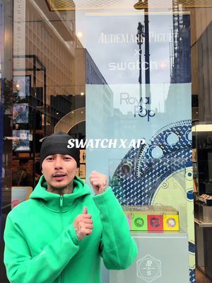 Will you try cop the Swatch x AP collab to wear or resell? #watches #watchtok #watchfam #swatch #audemarspiguet 