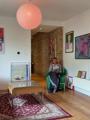 What do we think of @IKEAUK new inflatable chair? (pr gifted)  #inflatablechair #ikea #homedecor 