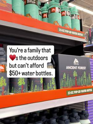 @Walmart coming in hot with nice budget friendly items like these $14 Ozark Trail bottles!  Which one are you grabbing!?  @Ozark trail  #budgetfriendly #campinggear #outdoorgear 