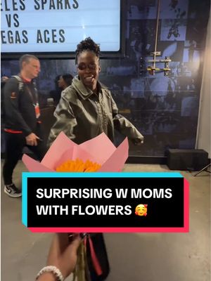 For the women that balance it all, the least we can do is give them their flowers 💐 WNBA Tip-Off 2026 presented by @CarMax  #WNBA #losangelessparks #lasvegasaces #WNBATipOff #wnbaseason30 