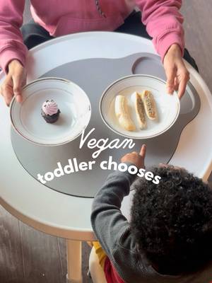 Part 3 of an ongoing experiment to see what my toddler would choose 👀  One of my favorite parts of vegan parenting is giving my boys the space to normalize and explore their curiosity of whole plant foods. They have learned that animals are our friends and plants are our food 💚 #vegantoddler #veganmom #toddlermom #veganfamily #wholefoodplantbased