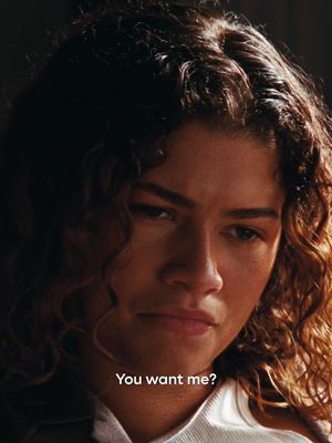 I got butterflies. #Euphoria #Zendaya #HunterSchafer 
