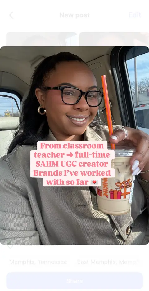 Still surreal that I get to call this my job 🤍 Not long ago, I was creating lesson plans as a teacher. Now, I’m a full-time SAHM & UGC creator working with brands I genuinely love while building a business from home ✨ Grateful for every brand that’s trusted me to bring their vision to life! This is proof you don’t need a huge following to land brand deals 👏🏽 📩 Open for UGC collaborations & monthly retainers #ugccreator #sahmcreator #ugccontent #contentcreator #ugc #ugccontentcreator #ugccommunity #ugccreatorjourney 