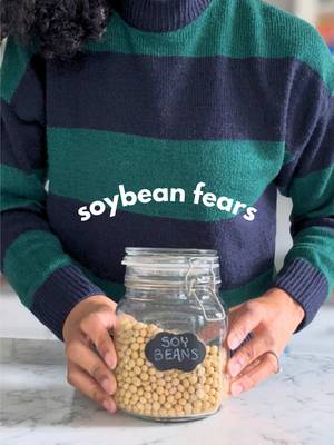 To fear or not to fear this little bean, tis not the question to ask. Who profits from that fear is. If anyone ever comes for your tofu, hit em with the facts. And that’s the green tea this week 🍵 #soy #veganmom #soymilk #veganprotein #tofu