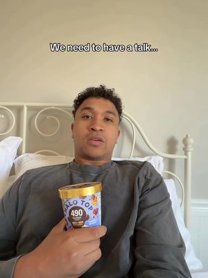 It’s about time I let you guys know why I haven’t been texting anyone back… #HaloTopPartner I’ve been too busy putting my golden spoon to use with my Halo Top with mix-ins in every bite @Halo Top Ice Cream 
