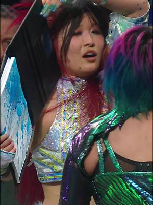 perfect block, no notes! 👏👏 #WWE #IYOSKY #Asuka #WWEBacklash