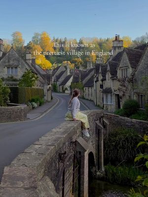 Have you visited Castle Combe, the prettiest village in England? 💛 #castlecombe #visitengland #fairytale #thecotswolds #cotswolds 