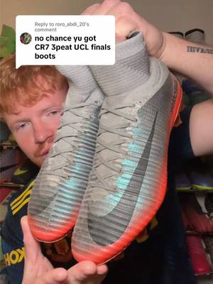 Replying to @roro_abdi_20 Cristiano Ronaldo’s 3peat boots when CR7 and Real Madrid won’t the UCL for 3 years in a row!! 😍 #nikefootball #cr7 #ronaldo #mercurial #footballtok 