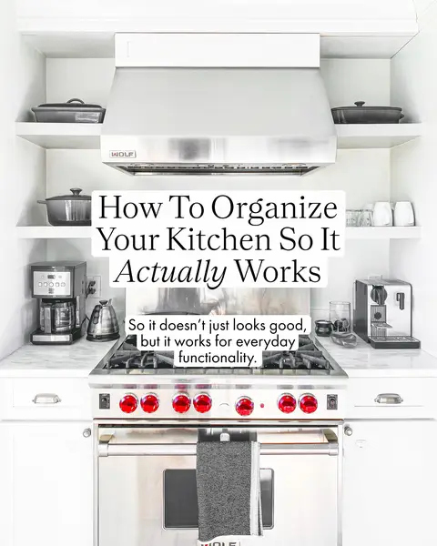 If your kitchen feels harder to use than it should, it’s usually not the space, it’s the setup. When everything is organized by how you actually use it, your kitchen starts to flow Prep, cooking, serving, and storage all working together instead of against you! Simple zones, clear categories, and a layout that makes everyday routines easier. Because a kitchen that works well makes everything else feel easier too. #horderly #kitchenorganization #kitchensystems 
