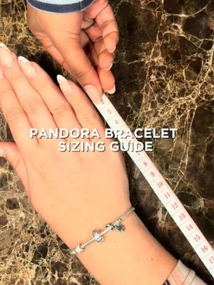 How to size your Pandora bracelet!!! Anything for the perfect Pandora stack 💗💞 #CharmBracelet #JewelleryTok #Pandora #TikTokShop #TikTokTutorial