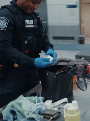 Was she hiding marijuana gummies? 😳 Don't miss a new #Contraband: Seized at the Airport tonight at 8P on Discovery. #TSA #baggagecheck