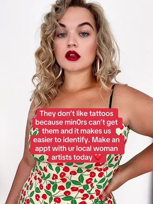 Book a tattoo today!!!! ❤️❤️❤️❤️❤️❤️❤️ #girlsgirl #WomenOfTikTok #womenempowerment #quotesaesthetic #viral 