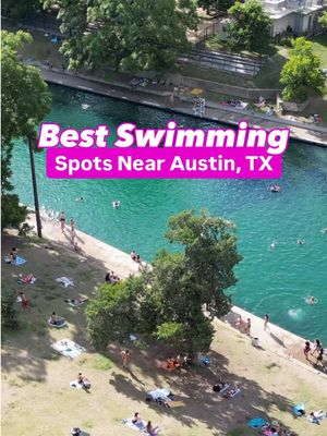 BEST SWIMMING NEAR AUSTIN 💦☀️  It’s almost summer, which means it’s time for spring-fed swims, cold water dips, and river floating days 🤍 Here are some of our favorite swimming spots near Austin to check out this summer: 🌿 Krause Springs — A stunning spring-fed oasis with waterfalls, swimming holes, and lush gardens. 🎟️ Adults $11 | Kids (4+) $6 🕙 Open daily 10AM–8PM 🏊 Deep Eddy Pool — Texas’ oldest swimming pool featuring crystal-clear spring-fed water kept at 68–70° year-round. 🎟️ Adults: $5 residents | $9 non-residents 🕗 Open daily 8AM–8PM 🛶 San Marcos River — A 75-mile spring-fed river perfect for tubing, floating, and cooling off in clear 72° water. 🎟️ Tube rental prices vary 🕕 Riverfront parks open 6AM–11PM 🌊 Barton Springs Pool — A beautiful 3-acre spring-fed pool in the heart of Austin near Zilker Park. 🎟️ Adults: $5 residents | $9 non-residents 🕔 Open daily 5AM–10PM Which spot are you most excited to visit this summer? ☀️ #texastodo #austintx #thingstodoinaustin #atxsummer #visitaustin 