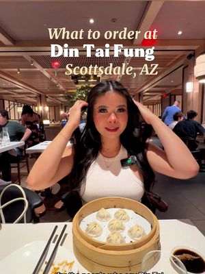 📍 @dintaifungusa  Scottsdale, AZ  The Din Tai Fung order that actually slaps 🥟🔥 -Sweet & Sour Baby Back Ribs -String Beans -Crab & Truffle Xiao Long Bao -Spicy Shrimp & Pork Wonton -Shimogamo Shao Mai -Chocolate Mochi Dumplings  #dintaifung #soupdumplings #scottsdaleeats #foodreview 