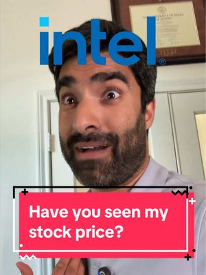Intel stock is up 240% ytd btw #admaniexplains #stockmarket #Tech 